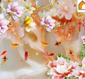 Tranh dán tường giả ngọc
